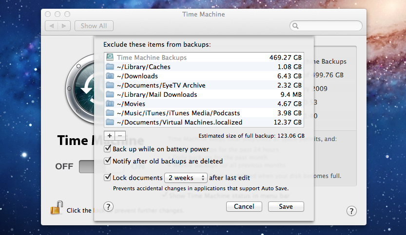Time Machine Exlusion What Folders To Exclude From Time Machine Backups