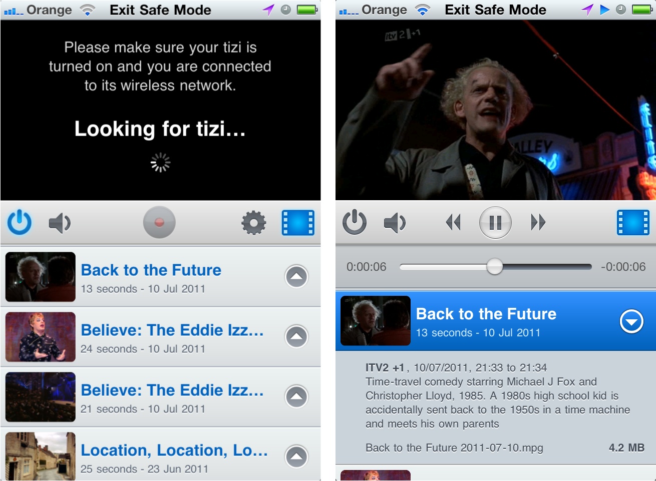Tizi Watching Recordings Review : Equinux tizi Mobile Tv For iPad and iPhone Review (HANDS ON)