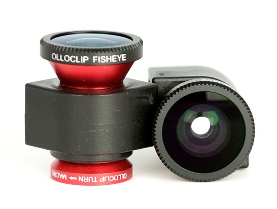 Olloclip Olloclip : macro, wide angle and fish eye lense all in one.