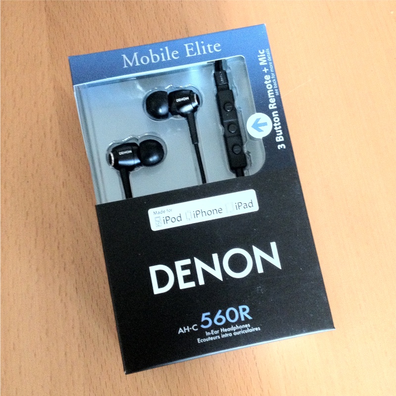 Denon AHC560R Box Reviewed : Denon AHC560R In Ear Headphones with Remote & Mic