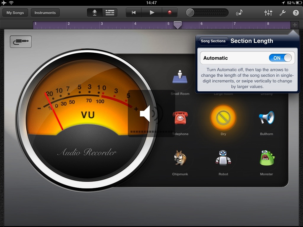 20120505 145248 How to increase the recording time in Garageband for iPad or iPhone