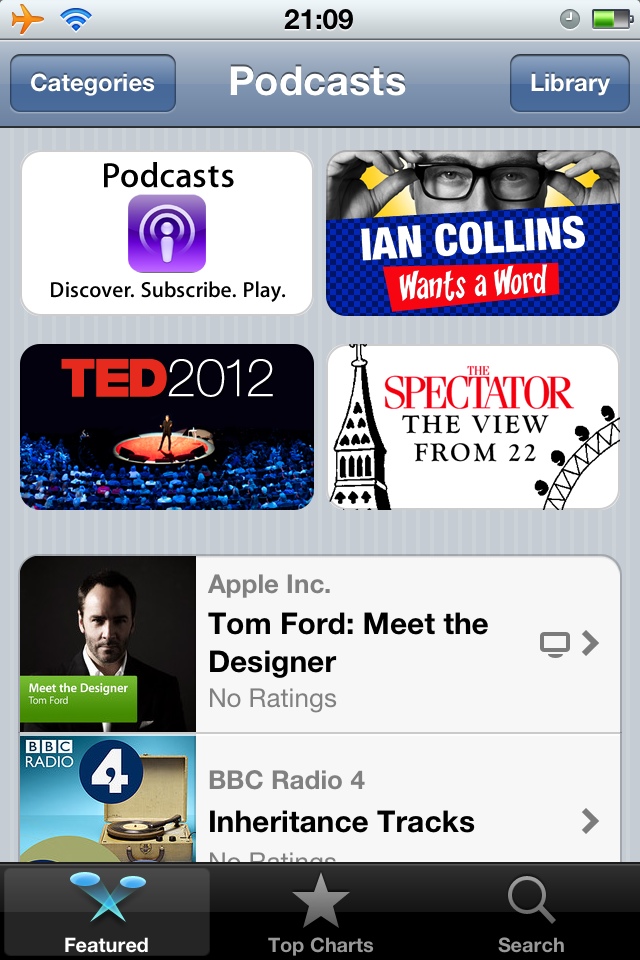 20120626 211024 Reviewed : Podcasts App From Apple   Comes Early