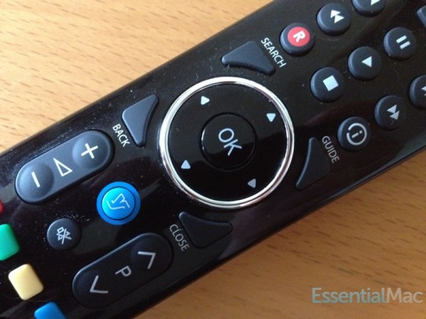 YouView Remote Closeup 600x450 Review, Hands On : YouView Humax DTR T1000 PVR with IP TV