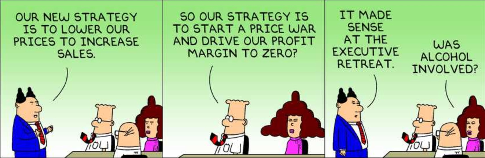 Dilbert Explains Price Wars Dilbert Explains Why Apple Doesnt Need To Release Cheaper Products