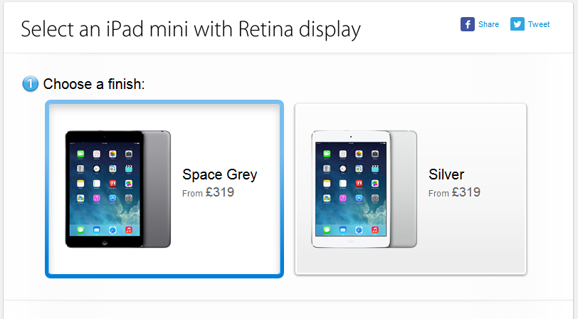 iPad mini retina On Sale iPad Mini Retina Goes On Sale   <del>Apple Online Stores Only.</del> Available Everywhere