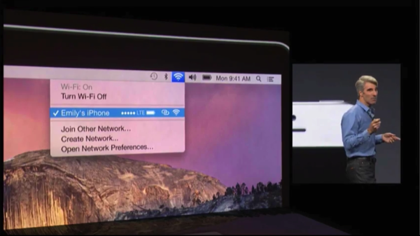 OSX Yosemite Instant Hotpot WWDC 2014: Continuity And Handoff, Pick Up Where You Left Off On Any iOS Device
