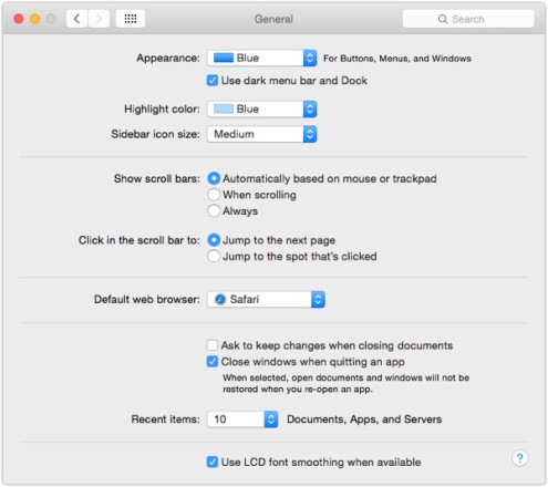 Yosemite Dark Mode Enable 495x440 Heres How To Enable OS X Yosemite Dark Mode