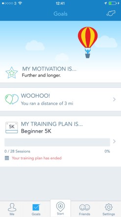 RunKeeper Motivation 247x440 Burn Off The Xmas Calories With The Best Running Apps for your iPhone