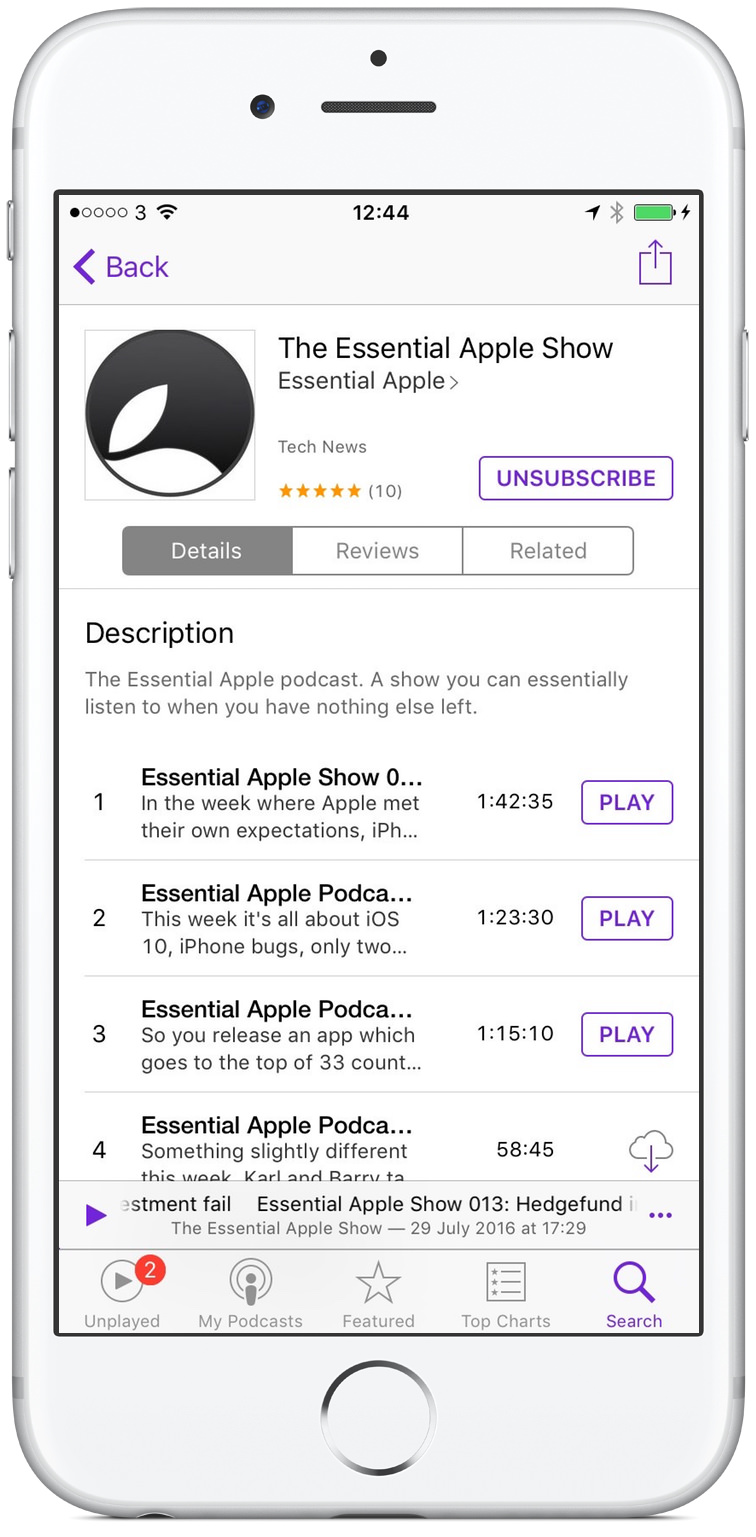 How To Leave A Podcast Review On Your iPhone 3 How To Leave A Podcast Review Using Your iPhone