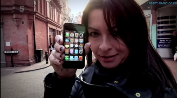 Gadget Show Suzi Perry iPhone 4s Test