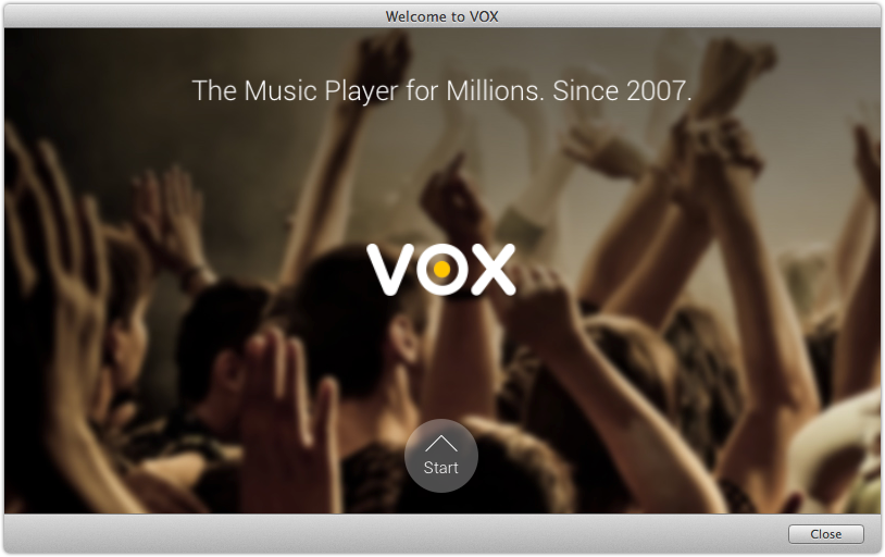 Welcome To Vox The HD Audio Player